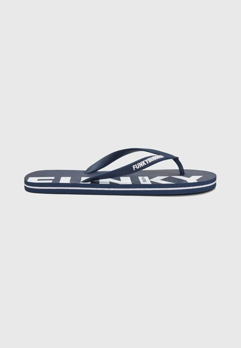 Funky Buddha Ανδρικές σαγιονάρες FBM013-009-08 Σκούρο Μπλέ