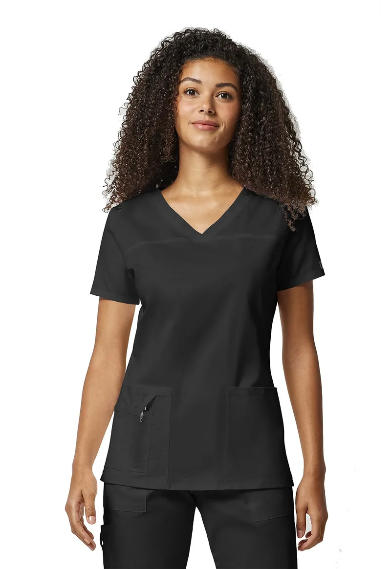 Γυναικεία Μπλούζα Cherokee Core Stretch | V-Neck | 3 Τσέπες | Black