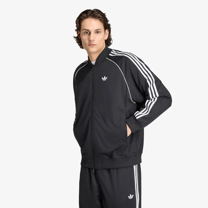 Μπουφάν adidas SST Adicolor Classics Mesh Tracktop Black S