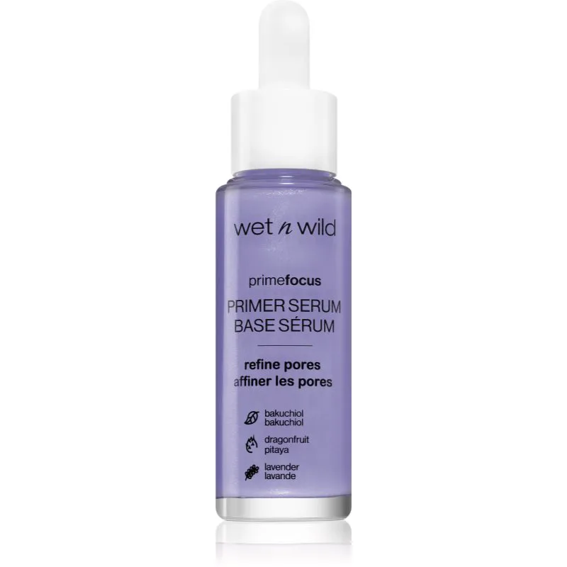 Wet n Wild PrimeFocus Refine Pores λαμπρυντική βάση ορός για ενυδάτωση επιδερμίδας και ελαχιστοποίση των πόρων 30 ml
