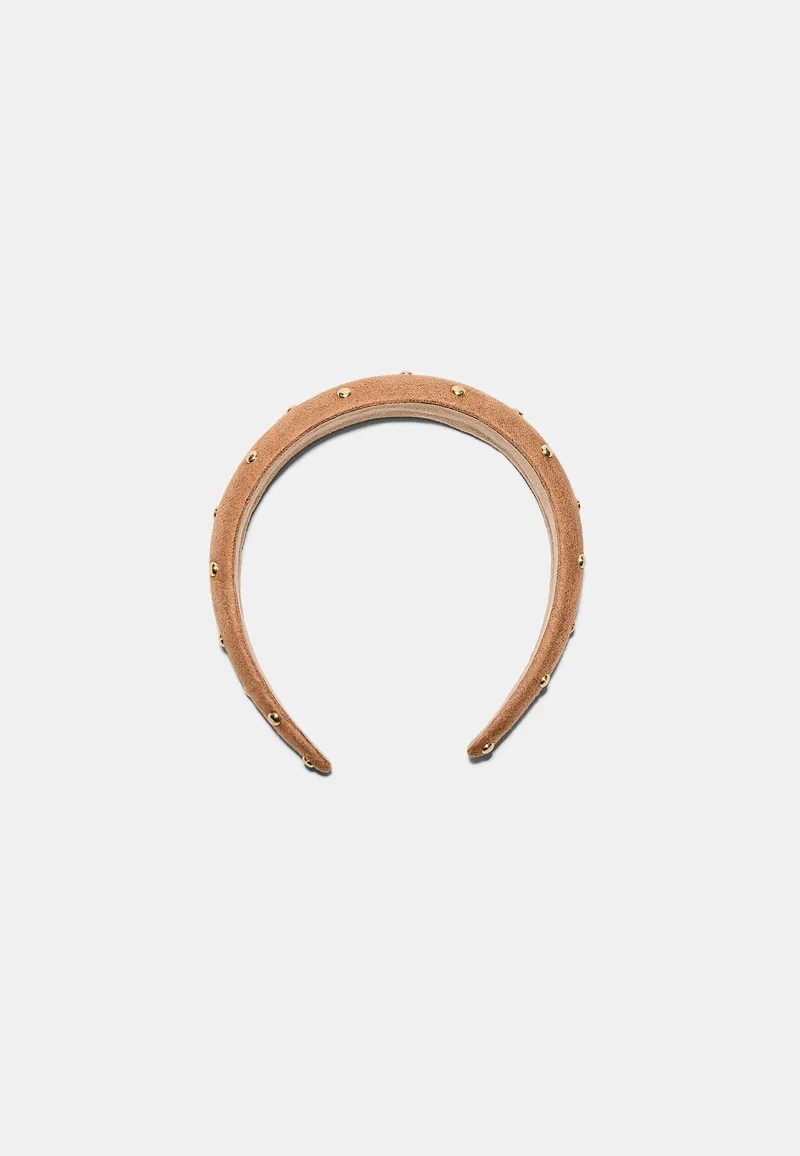 Stradivarius Στέκα Μαλλιών Όγκου Καφέ Os
