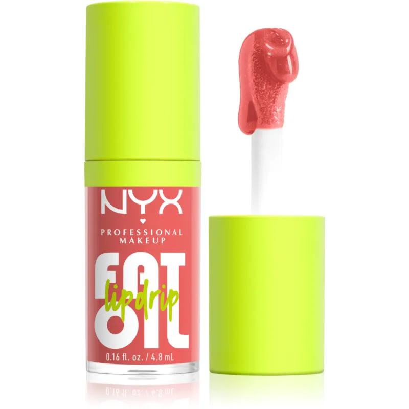 NYX Professional Makeup Fat Oil Lip Drip Έλαιο για τα χείλη απόχρωση Chillin Like A Vil 4.8 ml