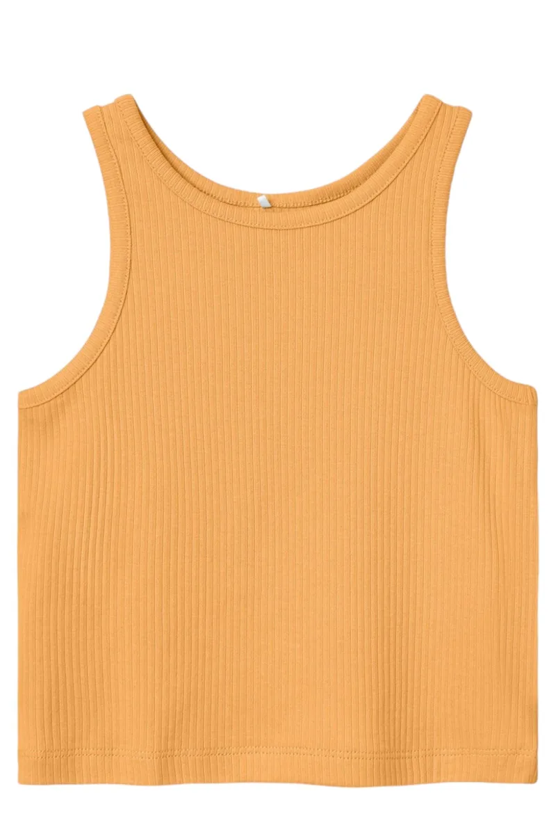 Μπλούζα Αμάνικη Name It Nkfholone Sxl Cropped 13232566-Chamois Κορίτσι