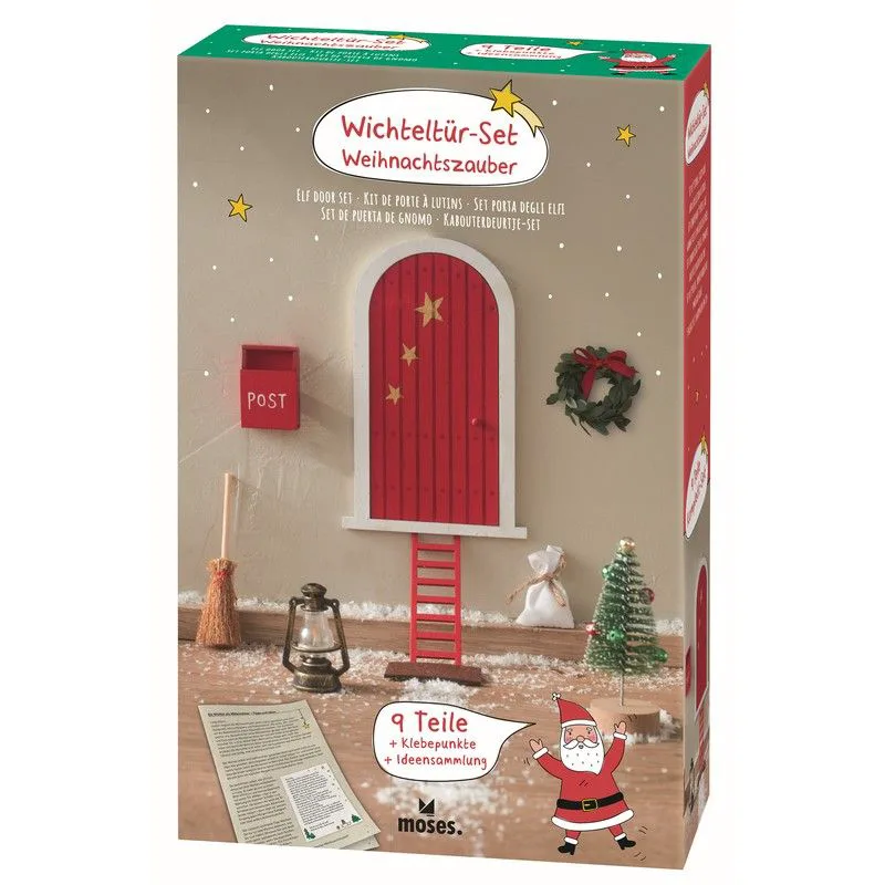Xριστουγεννιάτικο σετ πόρτας ξωτικού Moses Elf Door Set