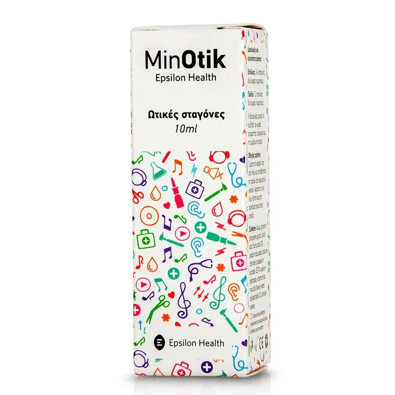 MinOtic Ωτικές Σταγόνες, Ιδανικό Βοήθημα για τον Καθαρισμό της Ακουστικής Κοιλότητας & της Συσσωρευμένης Κυψελίδας 10ml