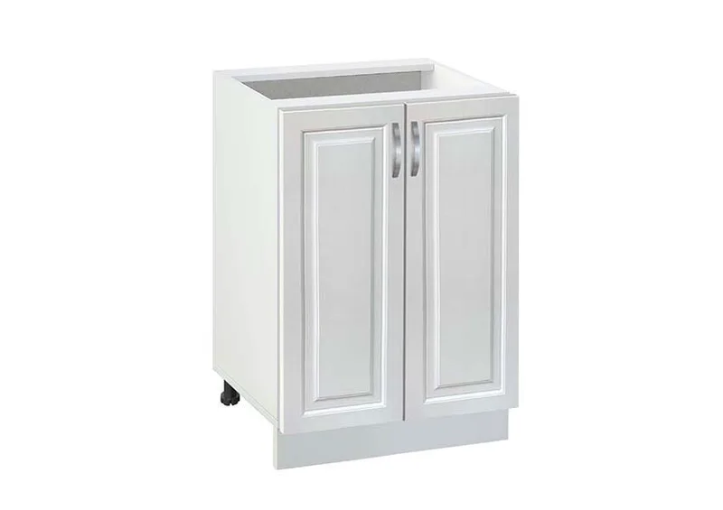 Ντουλάπι Κουζίνας επιδαπέδιο 50εκ., Νο 502 MDF, Genomax - Μόκα, Λευκό