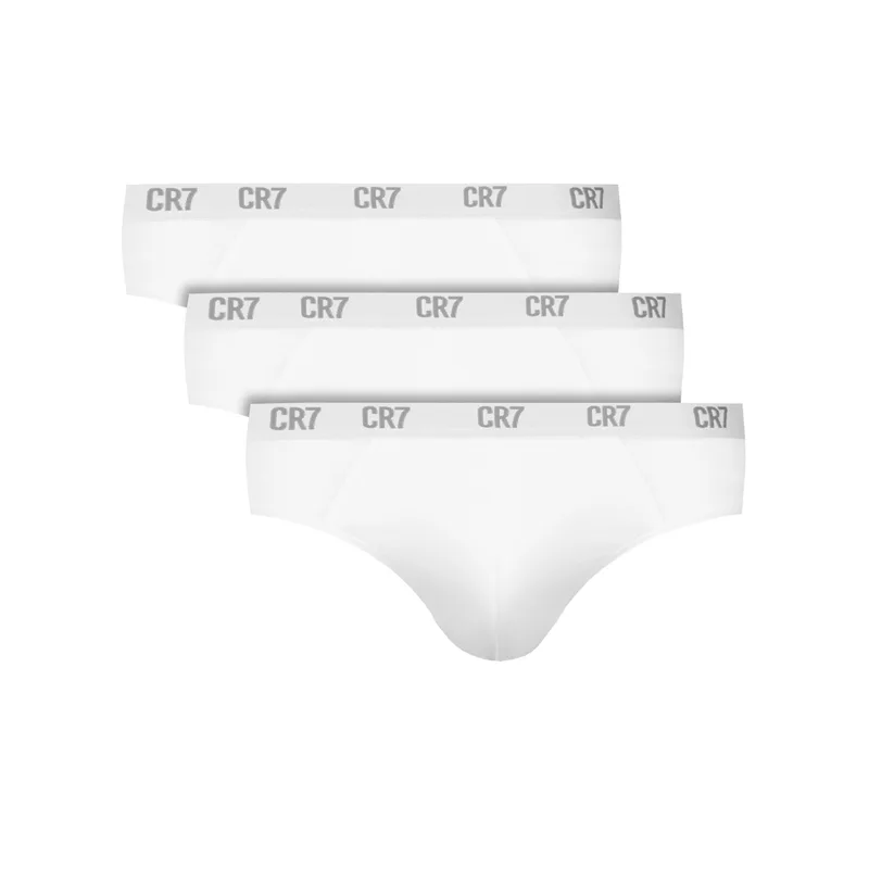 Cristiano Ronaldo CR7 Σετ σλιπ Main Basic Brief 3Pack 8100-66-100 Λευκό