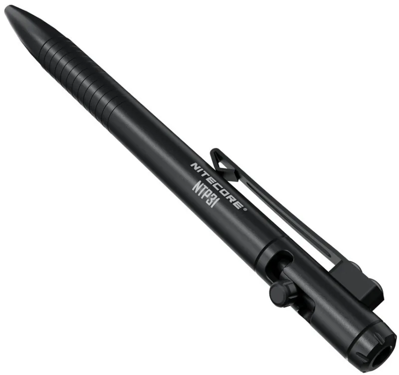Nitecore NTP31 Tactical Pen - Πολυχρηστικό Στυλό για Αυτοάμυνα / Επιχειρησιακή Χρήση / Γράψιμο - Black (6952506494149)