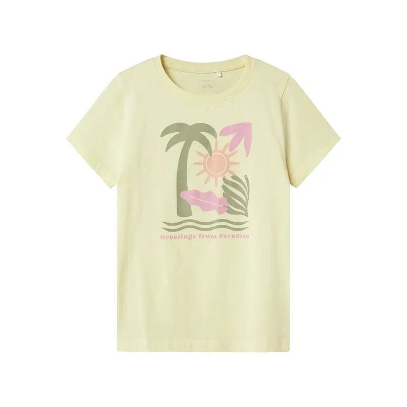 Μπλούζα μακό κορίτσι name it-13242182-Pastel Yellow-organic cotton