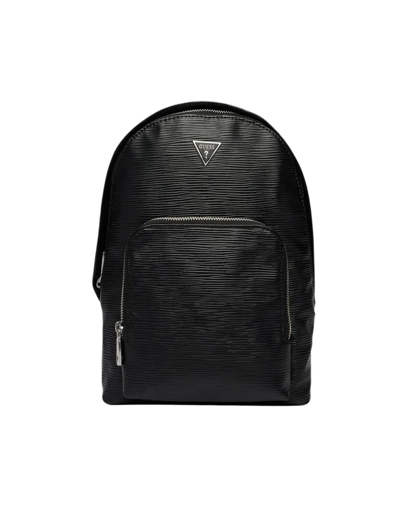 Guess Milano Backpack Crossover Ανδρική Τσάντα HMMIPWP6202-BLA Μαύρο