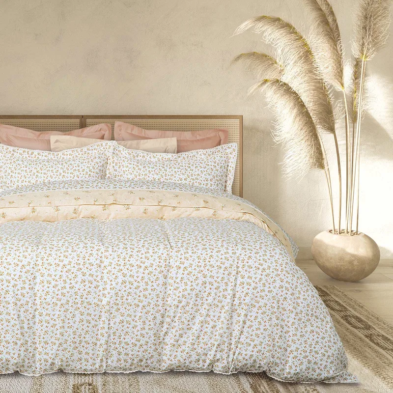 Κουβερλί Υπέρδιπλο Das Home Prestige 1682 Κρεμ- Ώχρα 220x240