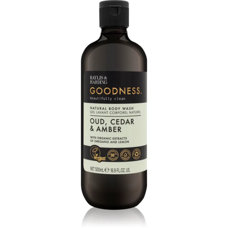 Baylis & Harding Goodness Oud, Cedar & Amber τζελ για ντους 500 ml