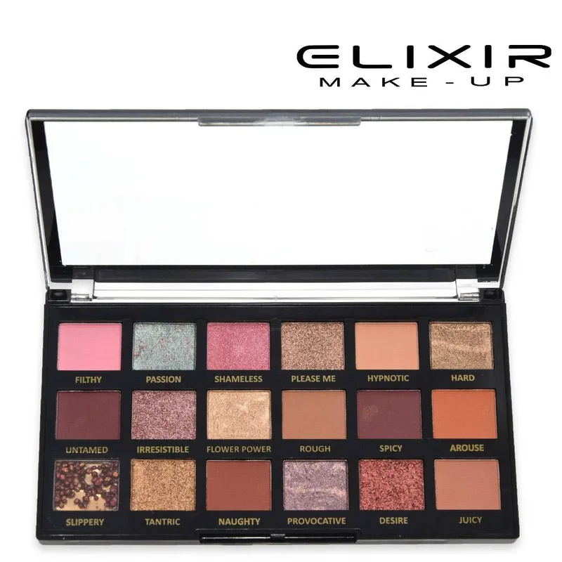Elixir palette eye shadow pro mod.b 18 colors