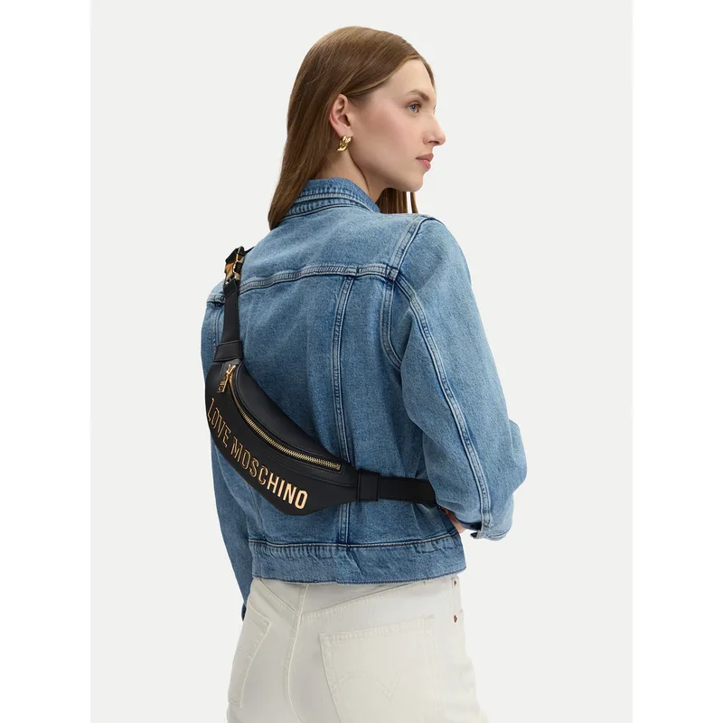 Τσαντάκι Μέσης LOVE MOSCHINO JC4195PP0OKD0000 Μαύρο