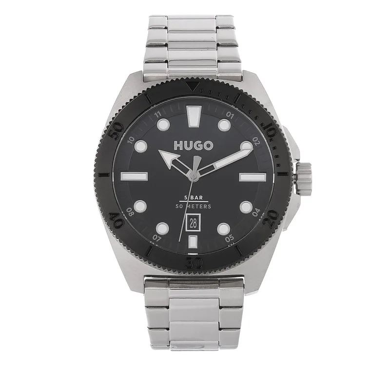 Ρολόι Hugo 1530305 Ασημί