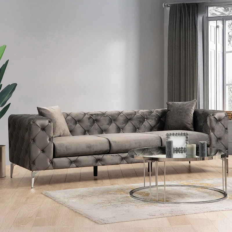 Τριθέσιος Καναπές Como 3 Seater - Anthracite 569Hln1111 (27x70x90)