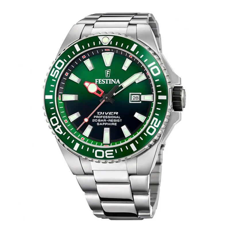 Festina Diver Mens Watch Stainless Steel Bracelet F20663/2