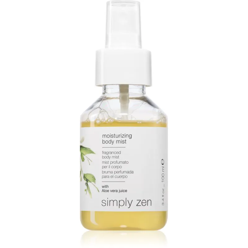 Simply Zen Sensorials Moisturizing Body Mist ενυδατική ομίχλη για το σώμα Αλόη Βέρα 100 ml