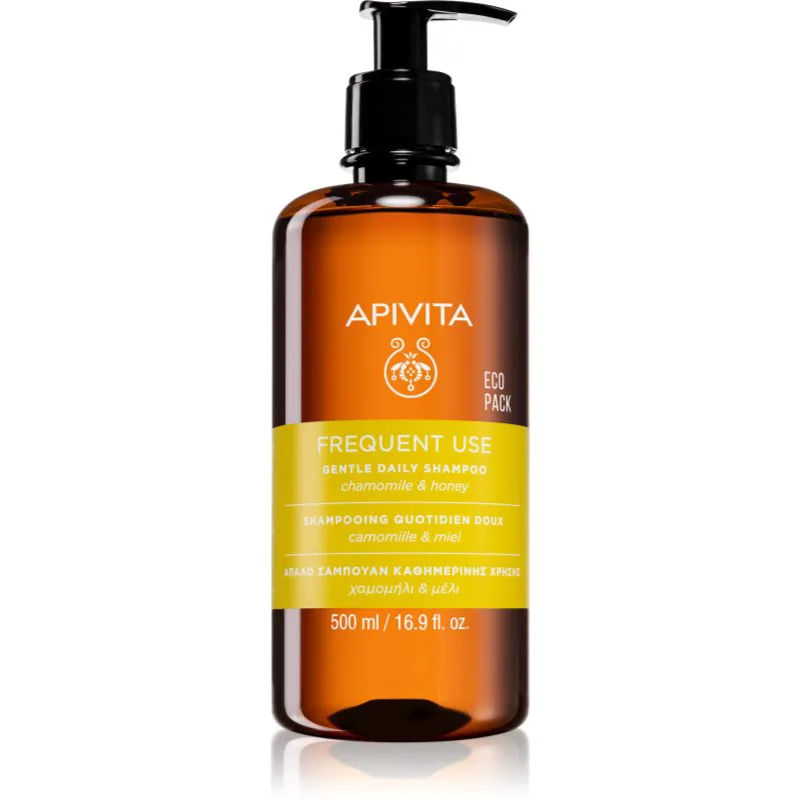 Apivita Frequent Use Gentle Daily Shampoo απαλό σαμπουάν για καθημερινή χρήση με χαμομήλι 500 ml