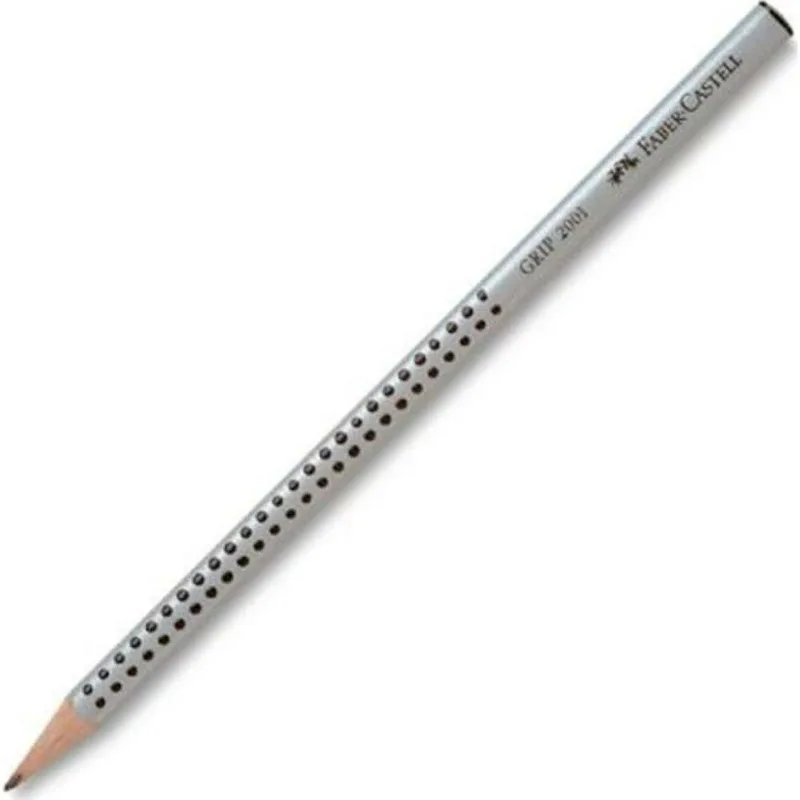 Μολύβι Faber Castell Grip 2001 Grey 2=B