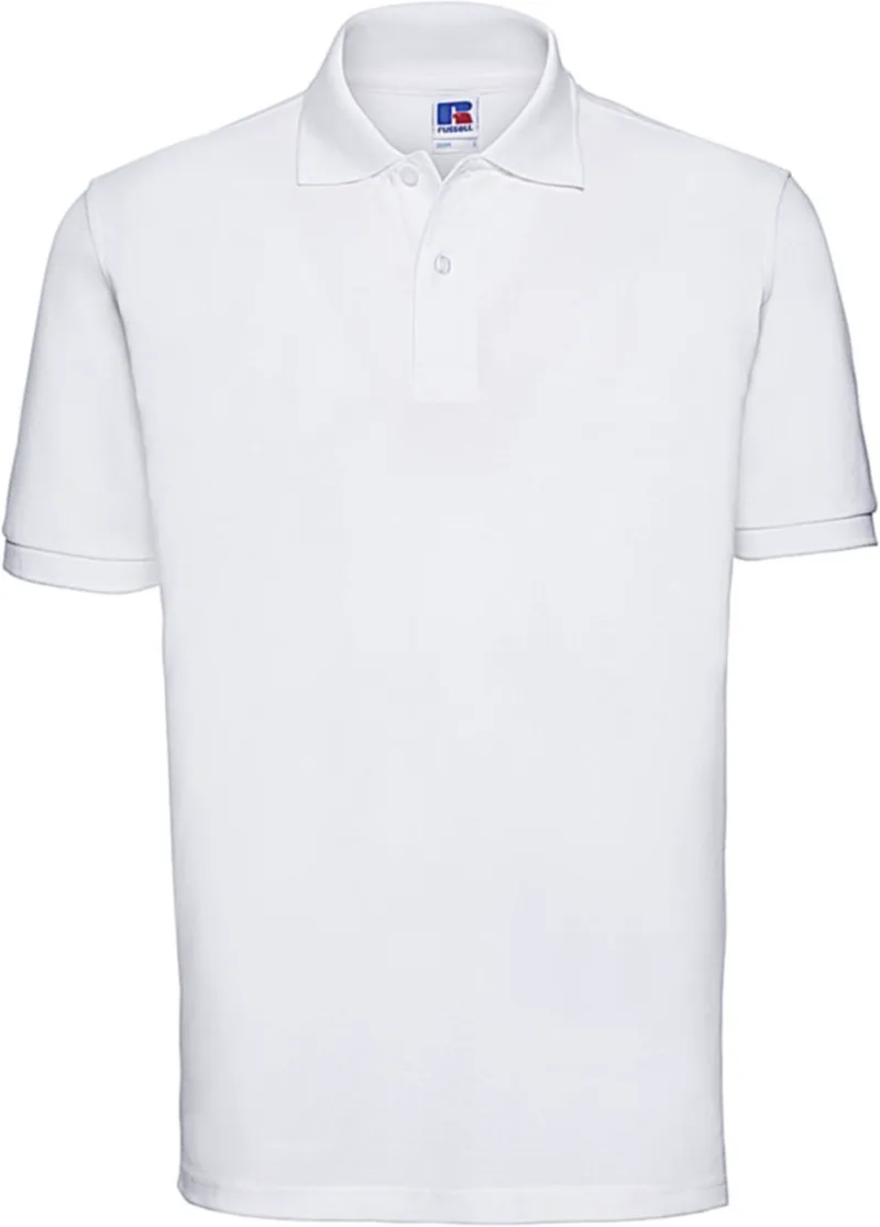 Pique Μπλουζάκι Polo Russell R-569M-0 White