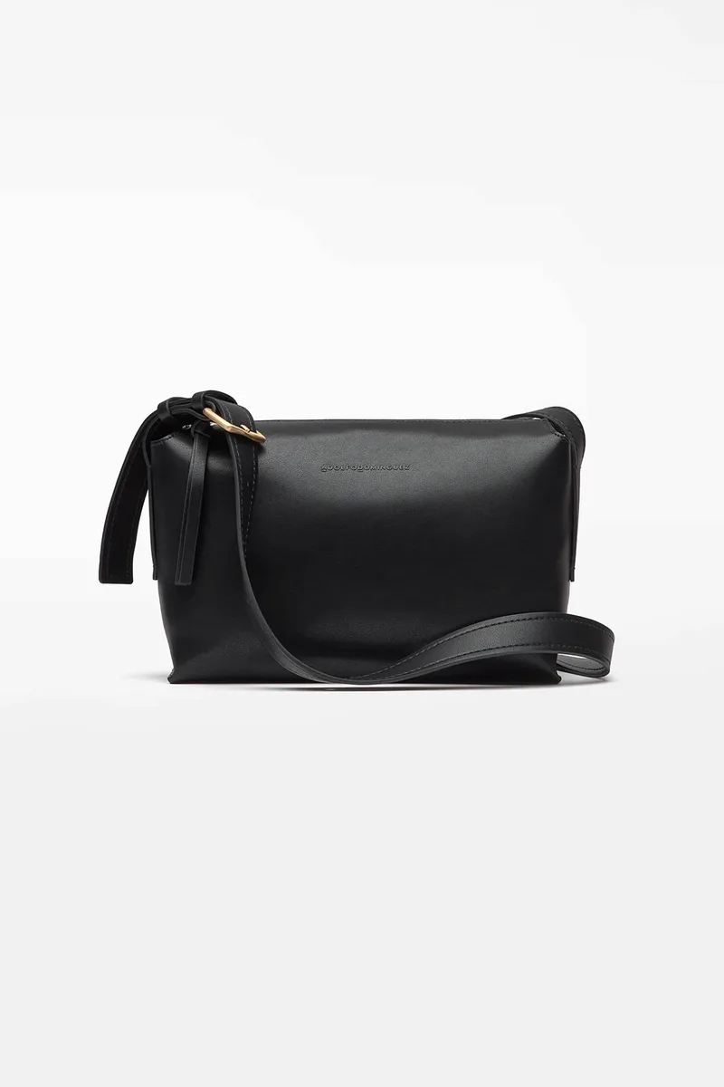 Adolfo Domínguez γυναικεία τσάντα crossbody μονόχρωμη "Mica" - 212051040 Μαύρο