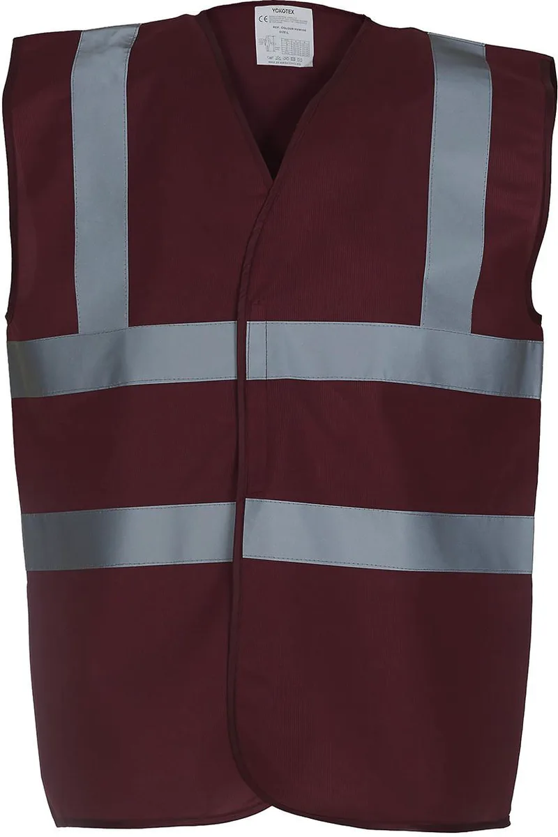 Γιλέκο Ασφαλείας Fluo 2 Yoko HVW100P Maroon