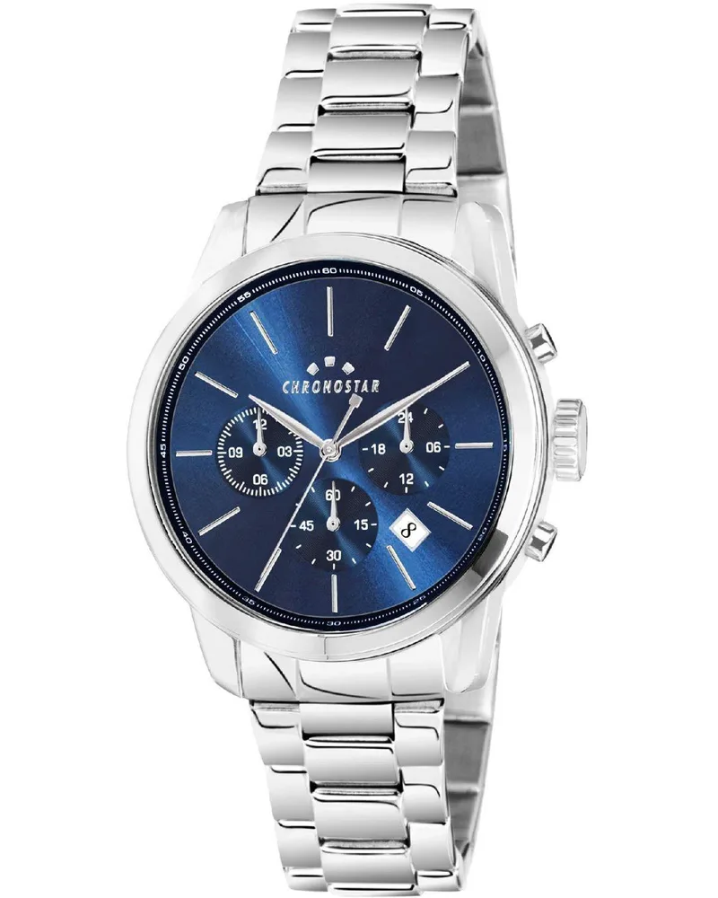CHRONOSTAR Mens Chronograph - R3753270002, Silver case with Metallic Bracelet