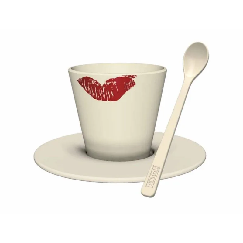 Κούπα iDrink R-PET με Κουταλάκι 90ml Kiss
