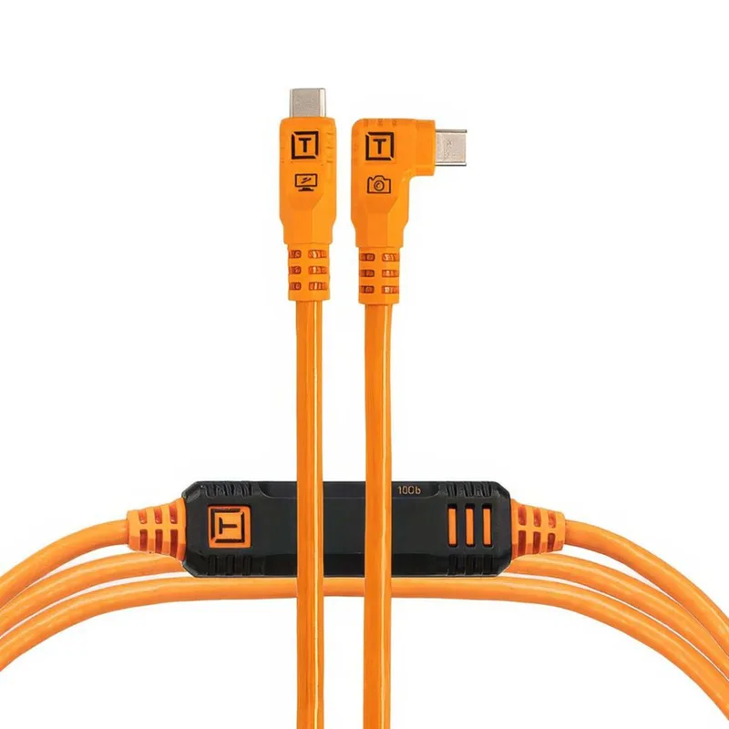 Tether Tools TetherPro USB-C Optima 10G Δεξίος Πορτοκαλί 4,6m