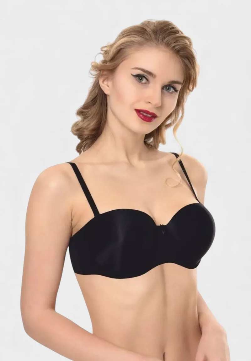 Σουτιέν Strapless Push-Up Norddiva Μαύρο NRD5051-2-Μαύρο