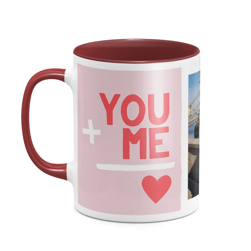 You + Me Together - Κούπα - Μπορντό - Απλή
