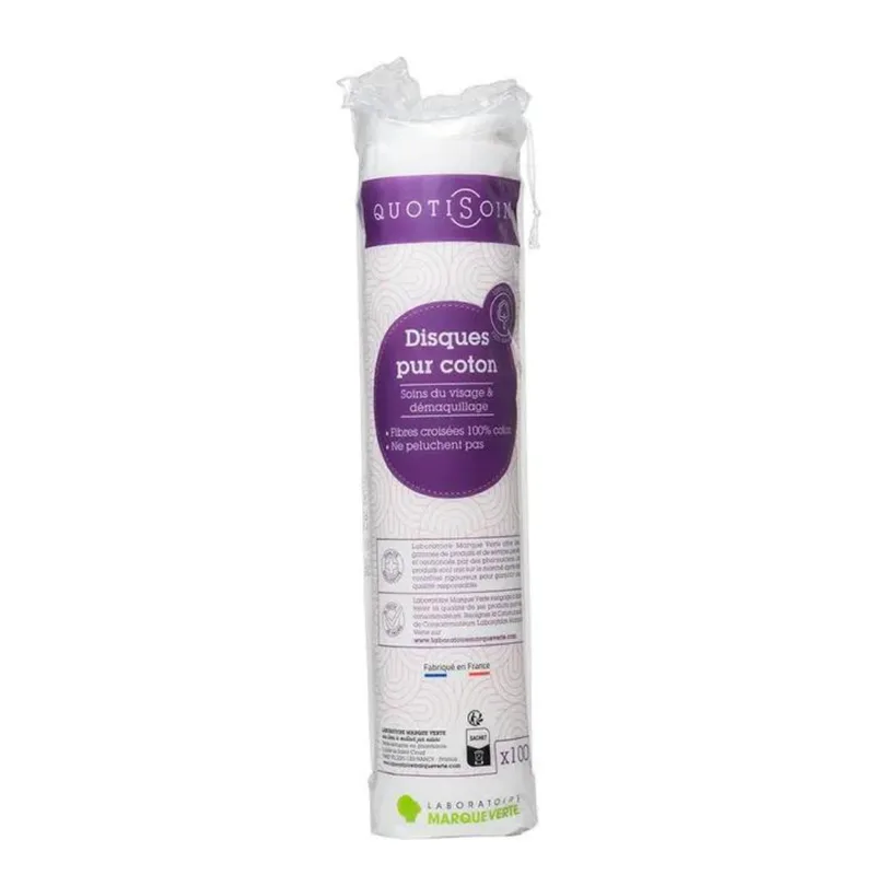 Marque Verte Quotisoin Cotton pads x100