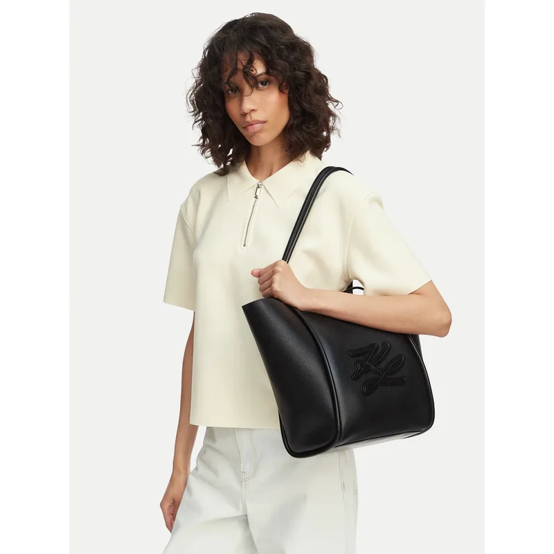 Τσάντα KARL LAGERFELD B2W30051 Μαύρο
