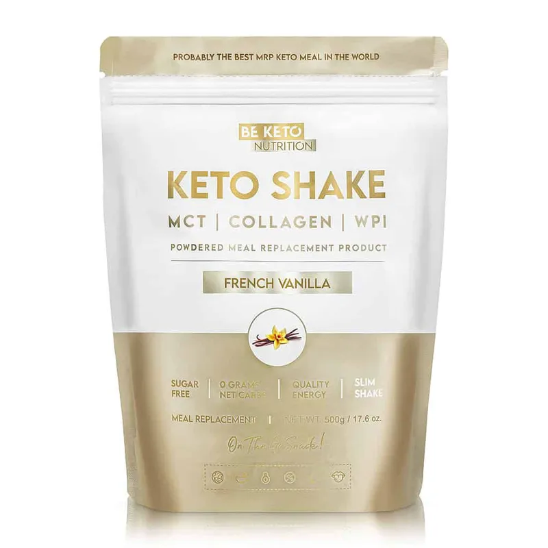 Beketo Κέτο Ρόφημα Shake Βανίλια Χωρίς Ζάχαρη (500g)