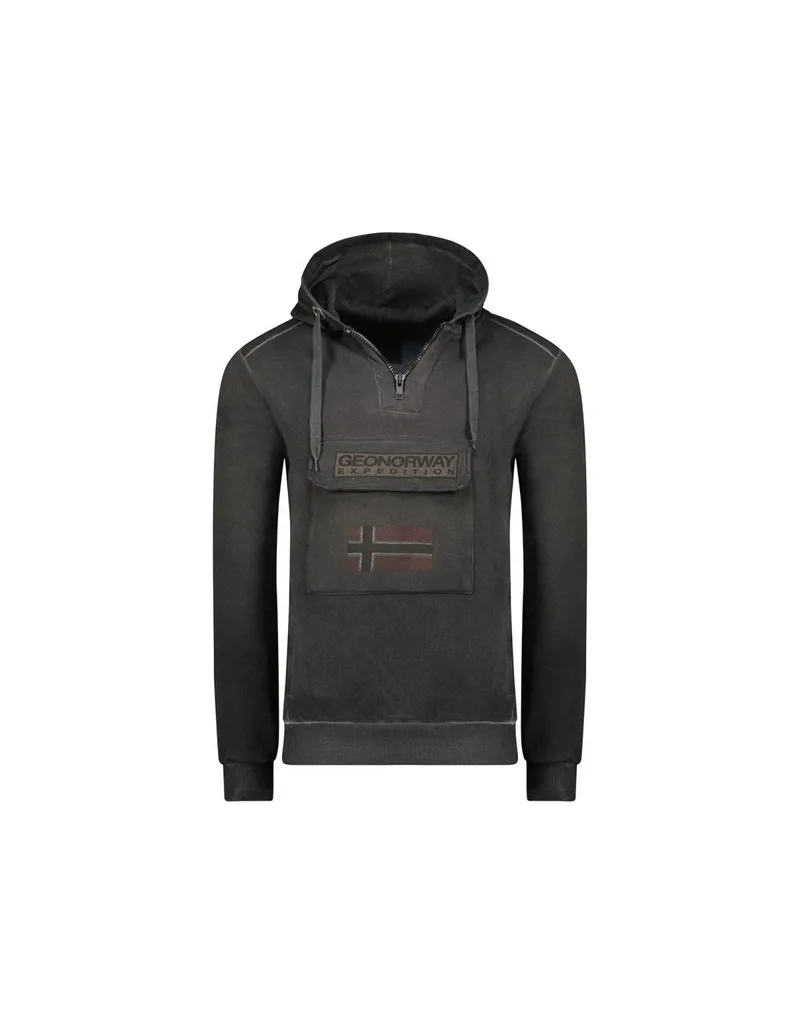Geographical Norway Gymclass EO Tiedye Badge sweatshirt M WU8270HGNOBLACK