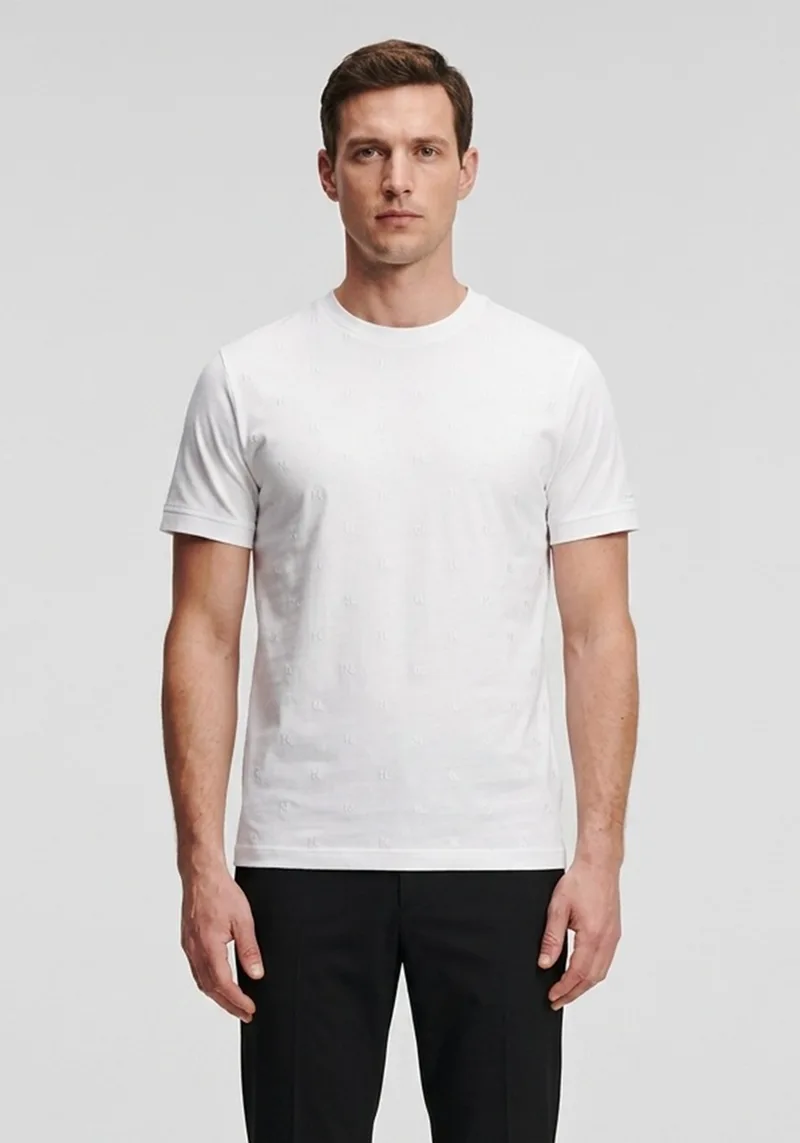 Karl Lagerfeld Μπλούζα Crewneck - 755001 563200 60 White