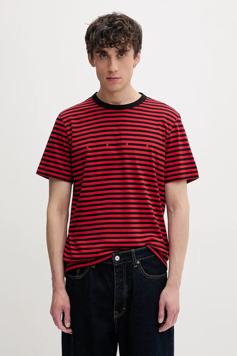 HUGO t-shirt ανδρικό βαμβακερό Demptee