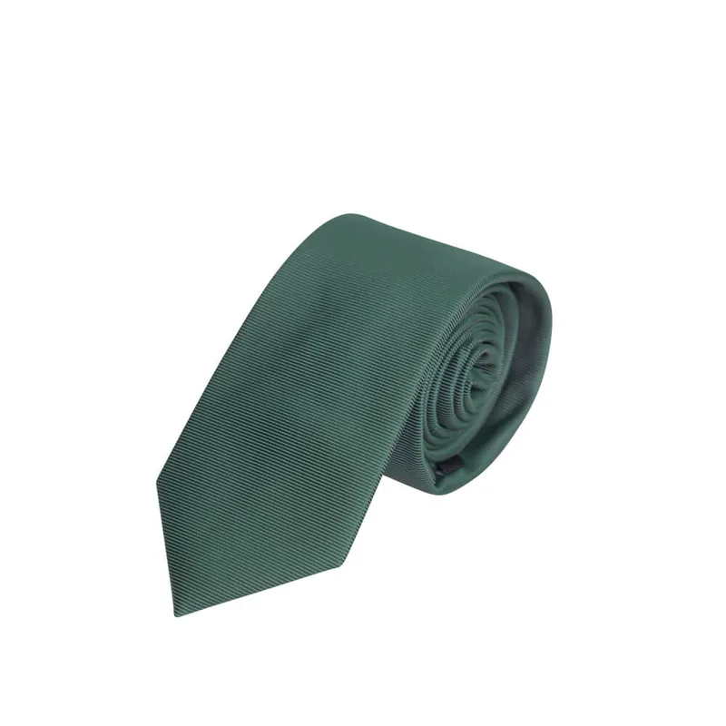 Prince Oliver Γραβάτα Πράσινη Με Ανάγλυφη Ρίγα (Φάρδος 7 cm)