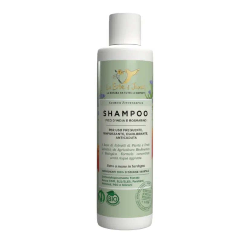 Le erbe di janas Frequent Use Shampoo Prickly Pear & Rosemary, 150 ml