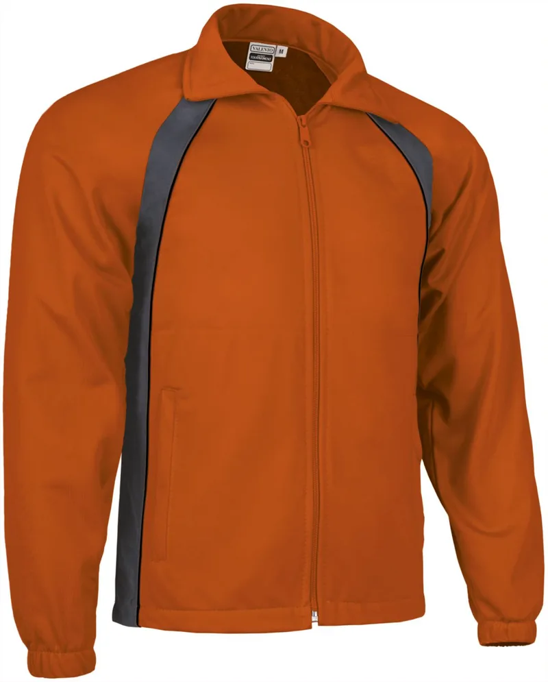 Αθλητικό μπουφάν TOURNAMENT Valento CQVATOUGN Charcoal Grey-Party Orange-Black