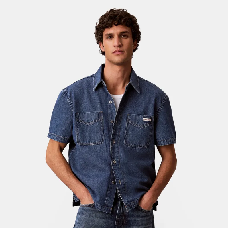 Calvin Klein Beckford Ανδρικό Κοντομάνικο Πουκάμισο (9000271182_93507)