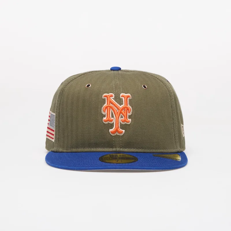 Cap New Era 59FIFTY MLB American Herringbone New York Mets Official Team Color 7