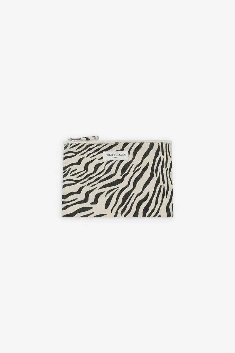 Grace & Mila γυναικείο νεσεσέρ με animal print "Vivella" - VIVELLA/SS26 Ασπρόμαυρο