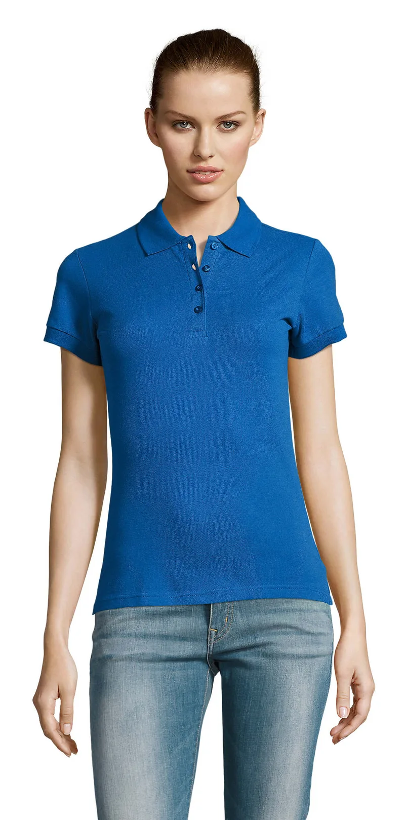 Γυναικείο πόλο πικέ Passion SOLS 11338 Royal Blue