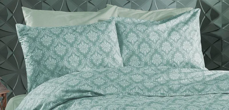 Μαξιλαροθήκη Εμπριμέ Φάκελος Polycotton 50x70εκ. Οφηλία 278 Veraman DimCol (Χρώμα: Βεραμάν, Ύφασμα: 70% Βαμβάκι-30% Polyester) - DimCol - 1935883142427803