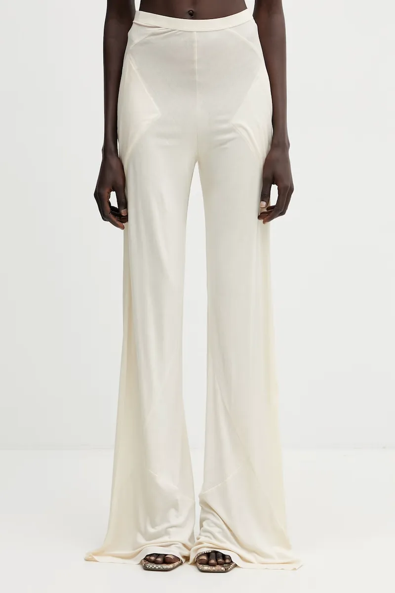 Rick Owens Lilies παντελόνι γυναικεία με βισκόζη Bias