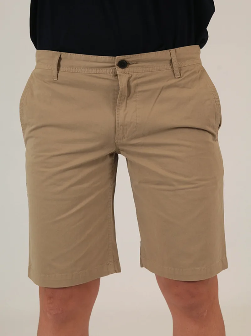 BOSS ORANGE ΒΕΡΜΟΥΔΑ CHINO SCHINO REGULAR FIT ΜΠΕΖ