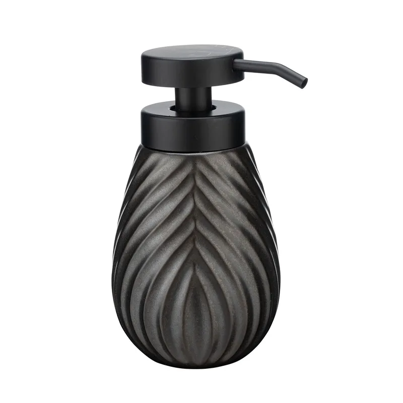 Dispenser Μπάνιου 330ml (9.5x8.5x16) Wenko Idro Black 26159100