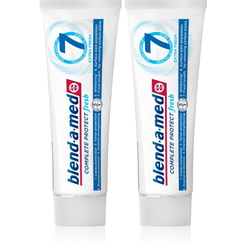Blend-a-med Protect 7 Extra Fresh οδοντόκρέμα για φρέσκια αναπνοή 2x75 γρ